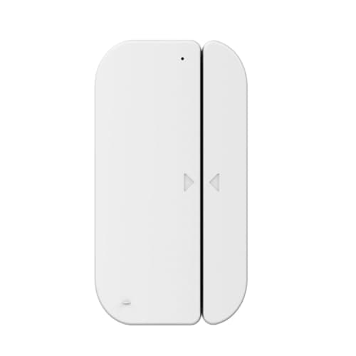 Hama WiFi Tür-Fenster-Kontakt (ohne Hub, Fenster-/Tür-Sensor mit Magnetkontakt, Alarm-Benachrichtigung aufs Handy, 2,4GHz, gratis App, Batterie-Betrieb) WLAN Fensteralarm/Türalarm, 00176553, Weiß image