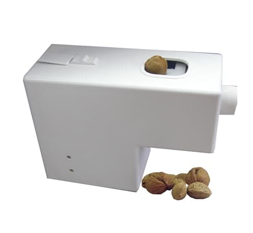 Pelamatic Elektrischer Mandelschäler & Nussknacker | Für Meeresfrüchte, Süßigkeiten, Obst & Gemüse | Große Walnüsse Schäler, Weiß, Kunststoff image