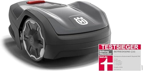 Husqvarna Mähroboter Automower Aspire R4 für 400 m² Fläche I Akku Rasenmäher Roboter, Steuerung per Connect App (inkl. Sprachsteuerung, WLAN, Bluetooth) mit Installations-Kit image