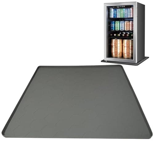 Kühlschrank-Untermatte – Silikon-Kühlschrankmatte, multifunktionale Bodenmatte, Terrassenschutzmatte image