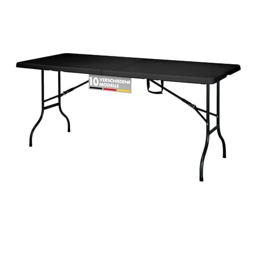 Floordirekt- Gartentisch Klappbar Kunststoff 180 x 73 cm - Buffettisch mit Tragegriff - Klapptisch für Garten Terrasse und Balkon - Campingtisch 6 Personen (Kyoto) image