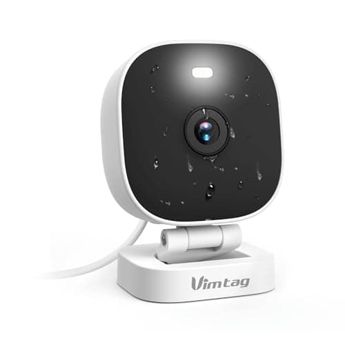 Vimtag 3,5K/6MP Überwachungskamera Aussen/Innen, WLAN Kamera Außen mit Farbnachtsicht, PIR Smart Light, KI-Bewegungsmelder, 2-Wege Audio, Mini Outdoor Kamera mit Alexa, Unterstützt 512 GB SD image