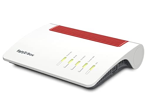 FRITZ!Box 7590 AX (Wi-Fi 6 DSL-Router mit 2.400 MBit/s (5GHz) & 1.200 MBit/s (2,4 GHz),bis zu 300 MBit/s mit VDSL-Supervectoring 35b,WLAN Mesh,DECT-Basis,deutschsprachige Version) image