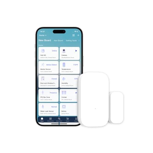 Aqara Tür - und Fenstersensor, Erfordert Aqara Hub, Zigbee-Verbindung, Drahtloser Detektor für Alarmanlage und Smart Home, Kompatibel mit Zigbee, Apple HomeKit, Alexa und IFTTT image