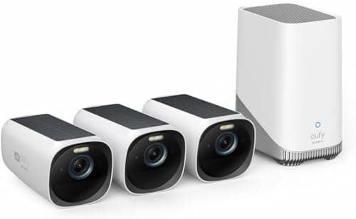eufy Security S330 eufyCam 3, überwachungskamera aussen, 4K kabellose überwachungskamera solar 3+1 mit Gesichtserkennung K.I image