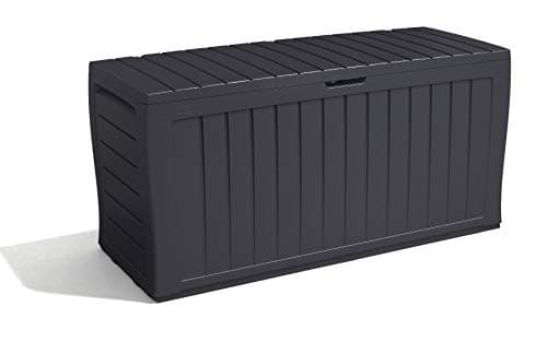 Keter 247661 Marvel+ Aufbewahrungsbox für den Garten, 270 l, Graphitgrau image