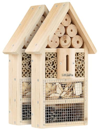 PEARL Baukästen Insektenhotel: 2er-Set Insektenhotel-Bausätze, Nisthilfe und Schutz für Nützlinge image