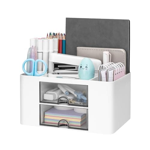 RISEMART Schreibtischorganisator mit 2 Schubladen image