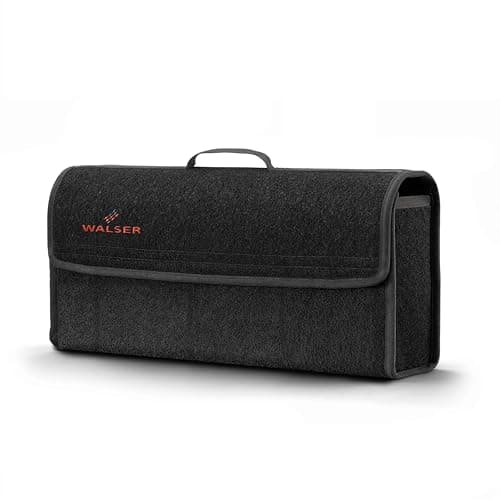 Walser Auto Organizer Toolbag Größe L, Kofferraum Organizer, Auto Gadget, Aufbewahrungsbox Auto, Organizer, Auto Kofferraum Organizer, Auto Tasche, Organizer Auto, Auto Zubehör 50x16x21 cm schwarz image