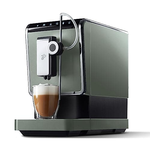 Tchibo Kaffeevollautomat Esperto Pro mit One Touch Funktion für Caffè Crema, Espresso und Milchspezialitäten, Metallic Mint, exklusives Modell image