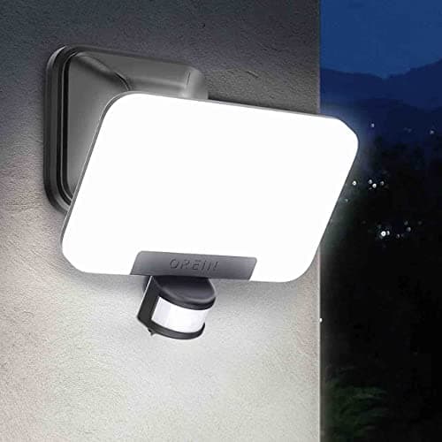 OREiN Led Strahler mit Bewegungsmelder Außen 2800LM, 2700/4000/6500K Warm-/Neutral-/Kaltweiß Superhell 24W Außenstrahler mit 3 Leuchtmodi, IP65 Wasserdicht Fluter Flutlicht für Garage, Hof, Haustür image