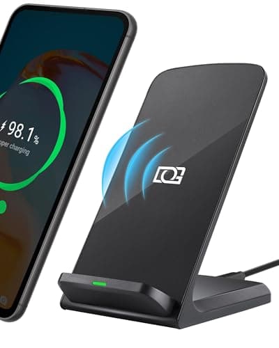 OneCut Wireless Charger, 15W Induktive Ladestation Schnellladefunktion für iPhone 16/15/14/13/12,Galaxy S25/S24/S23/S22/S21, Google Pixel 9 Pro 8 7 a 6 Schnelles Kabelloses Ladegerät image