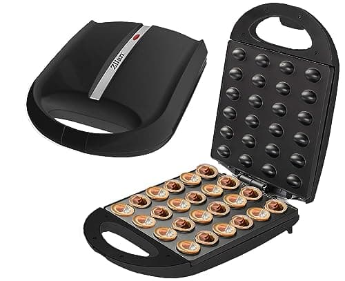 Elektrischer Nussbäcker | Cool-Touch-Griffe | 1400 Watt | Antihaftbeschichtung | Oreschniza | Waffeleisen | Zaubernuss | Nut Maker | Oreschkis (Creme White) image