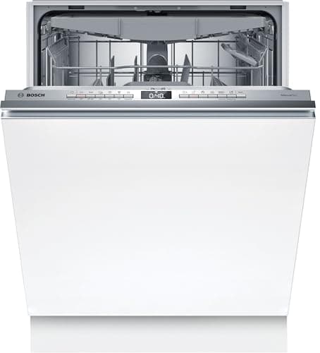Bosch SMV4EVX08E, Serie 4, Smarter Geschirrspüler Vollintegriert 60 cm, Besteckschublade, Spülmaschine mit Programmassistent, besonders Leise, Rackmatic, Automatische Türöffnung, InfoLight, AquaStop image