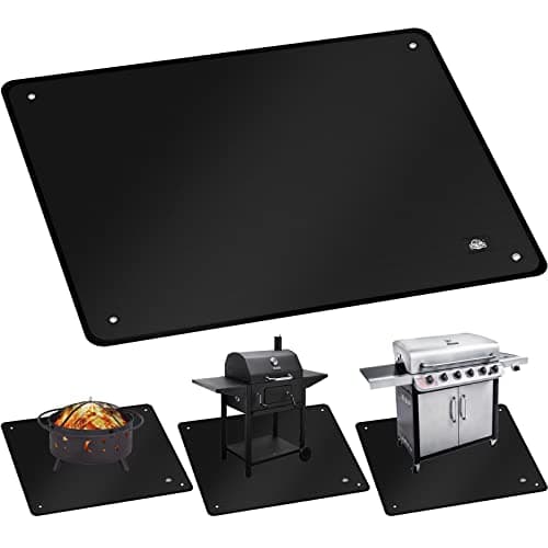 ONLOAD 91,4 x 99,1 cm Feuerschalenmatte, 3-lagige Untergrillmatte, Terrassenschutzmatte, feuerfeste Matte image