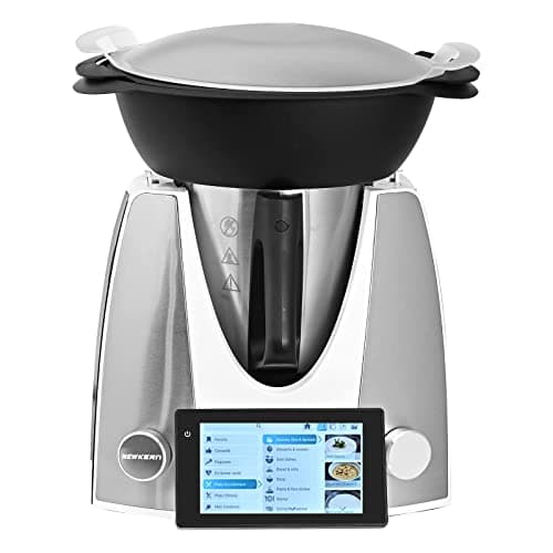 NewKern KE-7001 PRO, Mixer, Küchenmaschinen, Multifunktionaler Küchenroboter mit geführten Rezepten, 12 Spezial-Kochfunktionen, 4L, 7 Zoll Touchscreen Display image